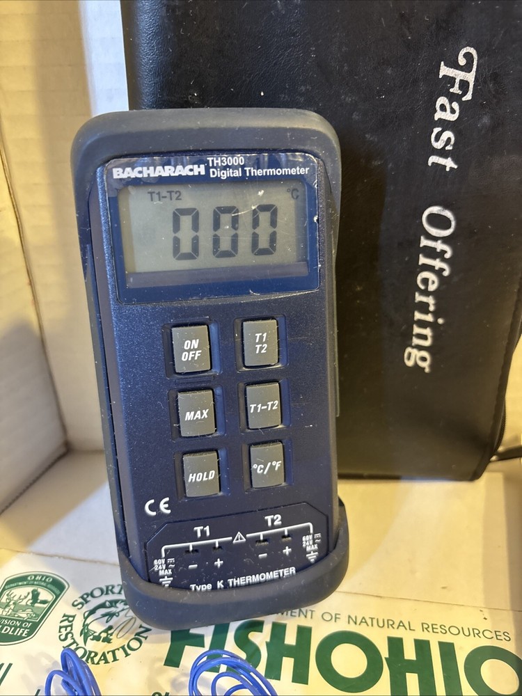 BACHARACH TH3000 TYPE K THERMOMETER