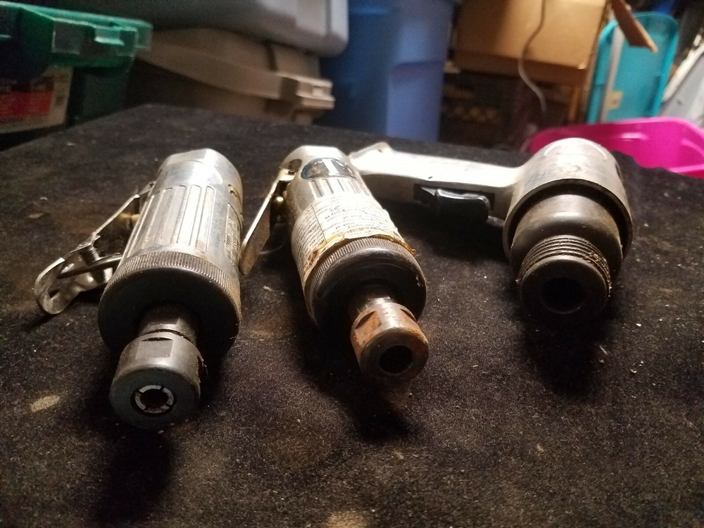 3 Air Tools Ratchets 1 Powermate All Untested