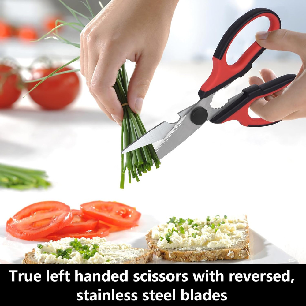 Left Handed Kitchen Scissors, Left Hand Kitchen Poultry Shears Tools All Purpos