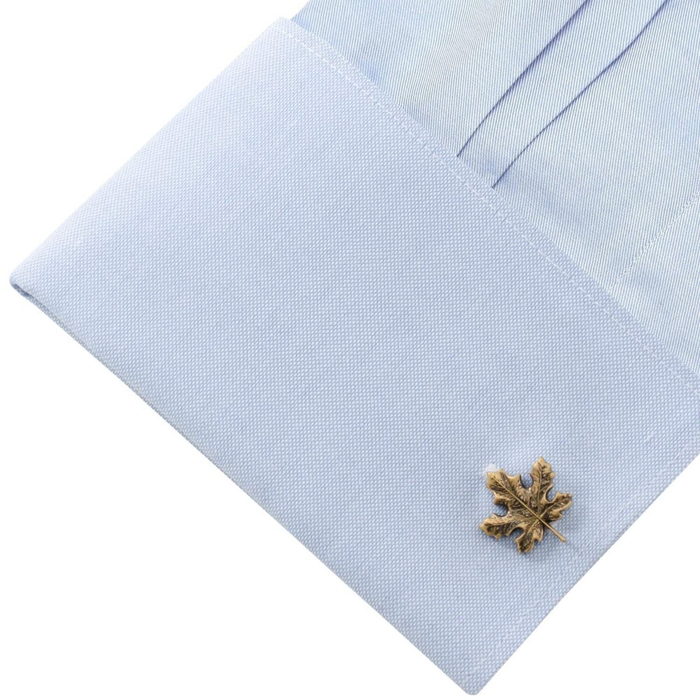 Maple Leaf 3D Cufflinks