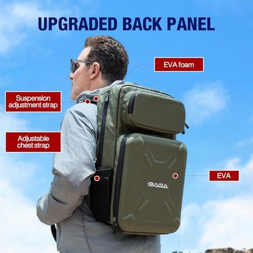Starlink Mini Backpack with Padded Storage, Large Capacity Star link Mini GREEN