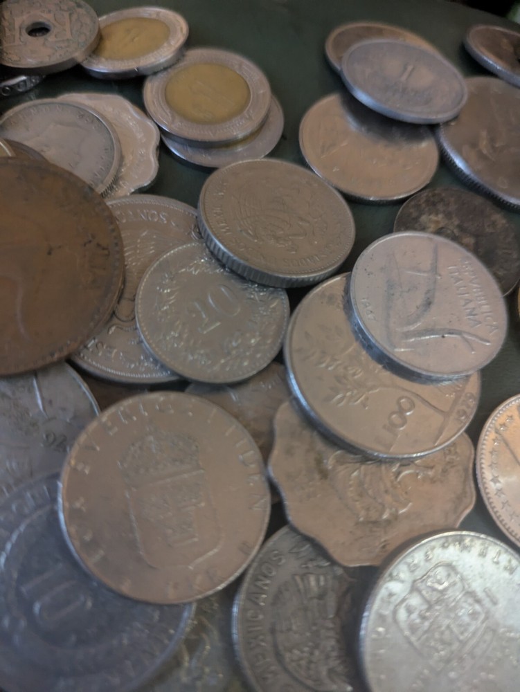 25 Foreign Coins Mixed Modern ! Random Pulls
