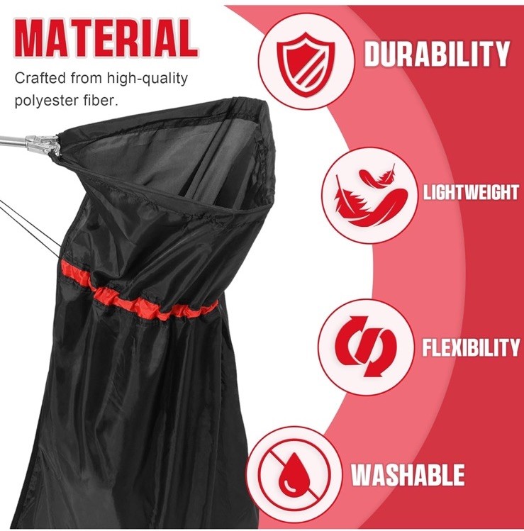 Telescopic Snake Catcher Net With Secure Drawstring 29”-66” Adjustable Pole