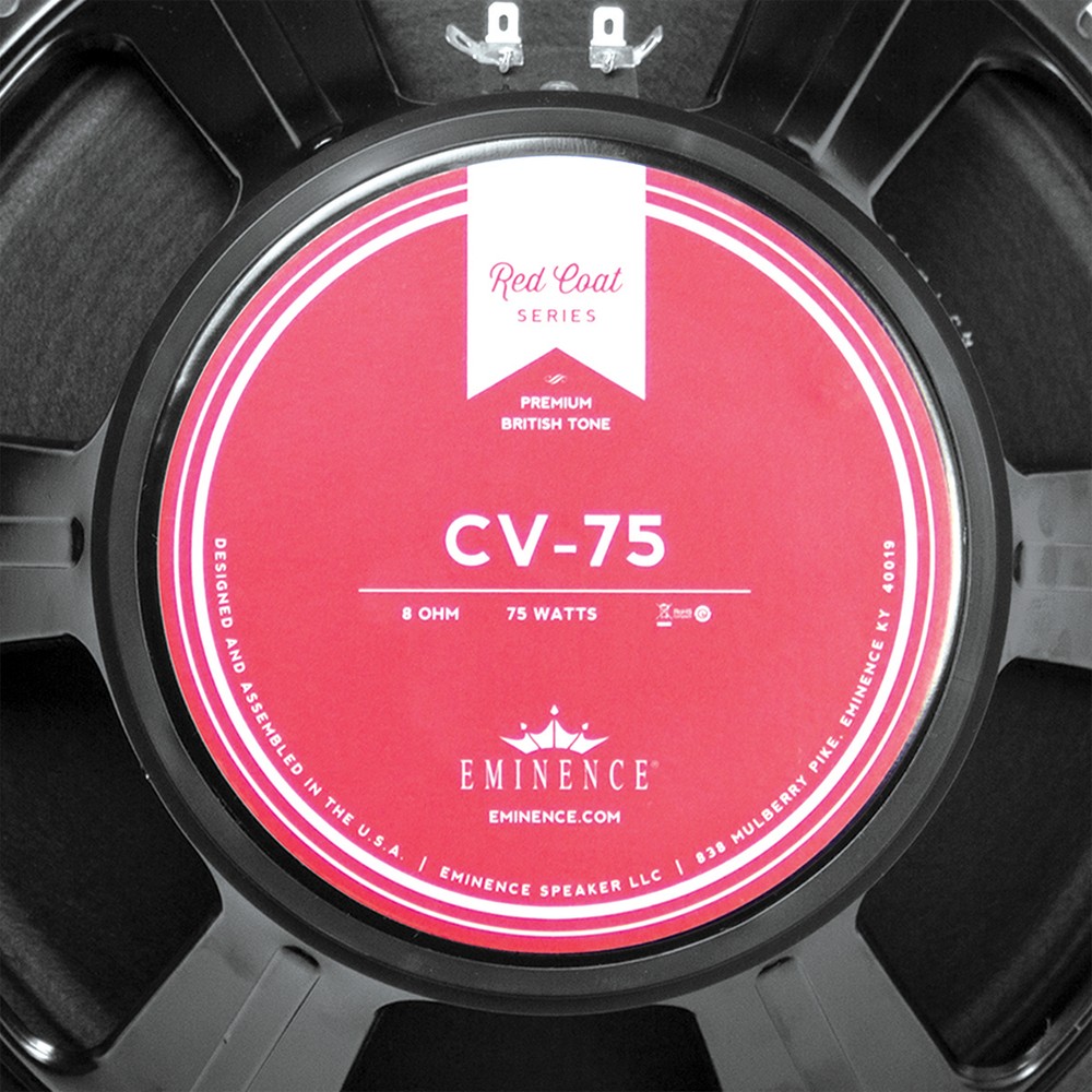 Pair Eminence Redcoat CV-75 12" 8 Ohm Guitar Replacement Speaker
