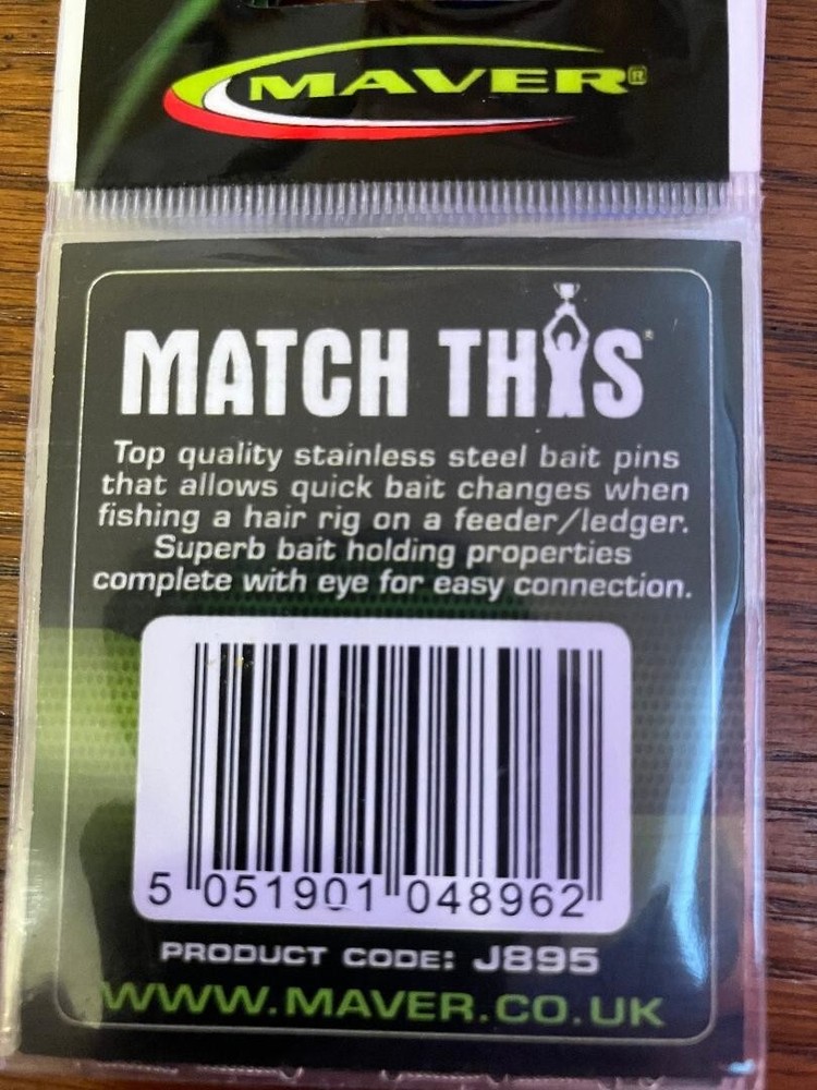 8mm & 10mm Maver Match This Bait Pins