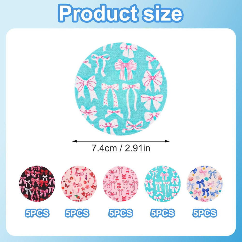 25Pcs Sensor Covers for Libre 2/3, 5 Styles Waterproof CGM Sensor Patches Sweat
