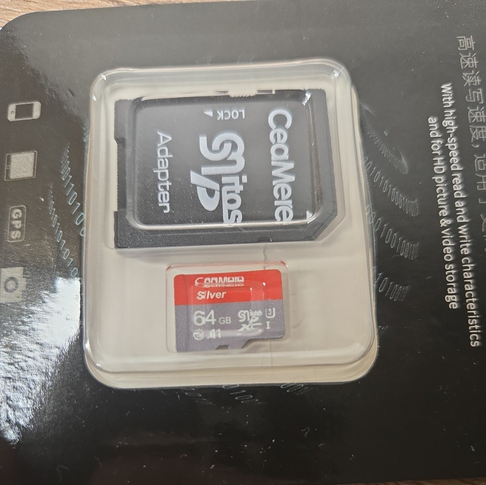 Memory Card Micro SD 64 GB with Adapter