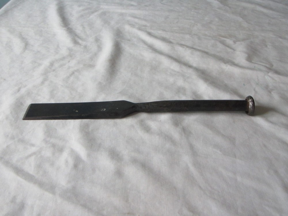 antique iron wood chisel 1 1/2 "