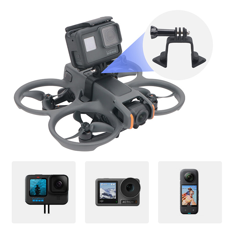 For DJI Avata 2 Transit Camera Transfer Sport Camera Upper Expansion Bracket