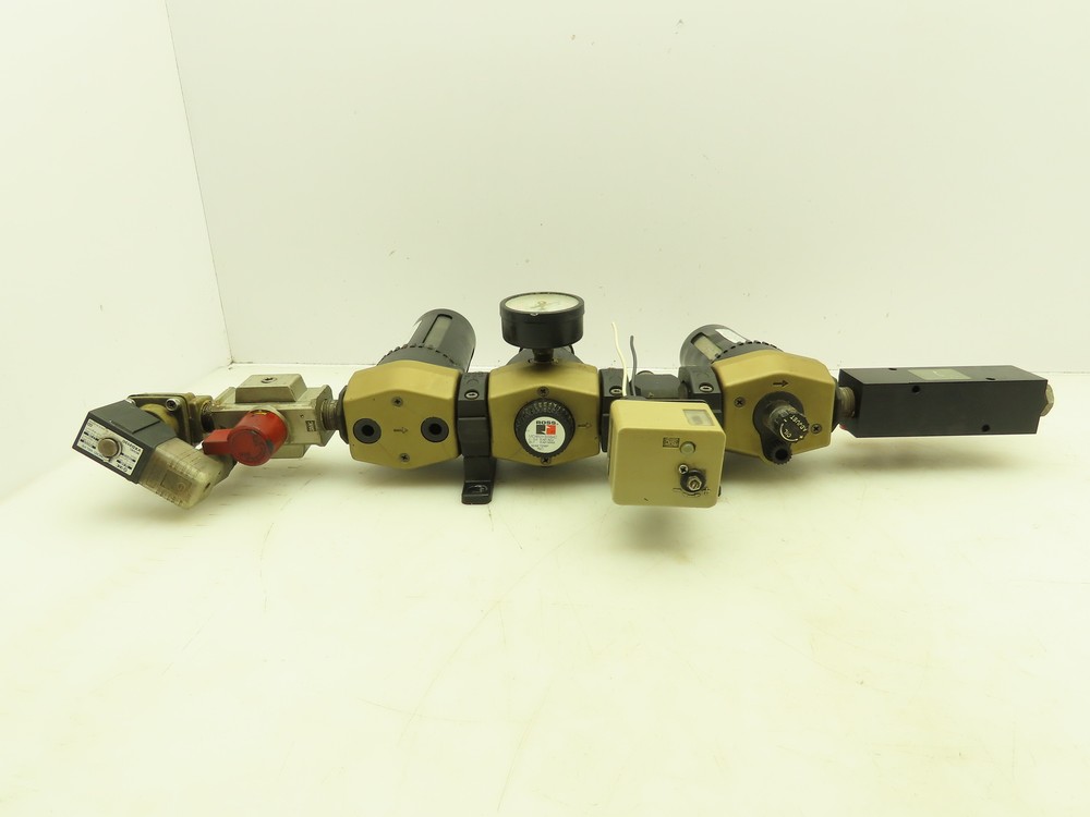 Ross MD451PSB42 Pneumatic Inline Lubricator Air Filter Regulator Assembly