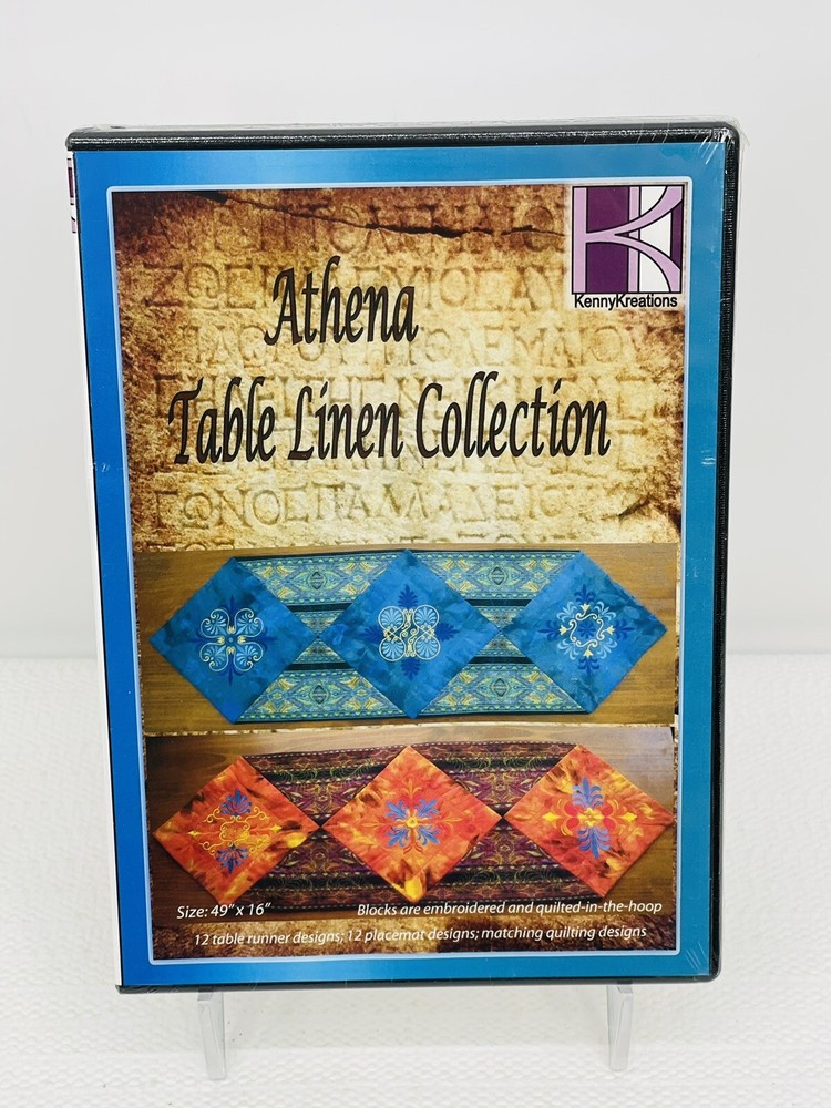 Kenny Kreations ATHENA TABLE LINEN COLLECTION CD-Rom