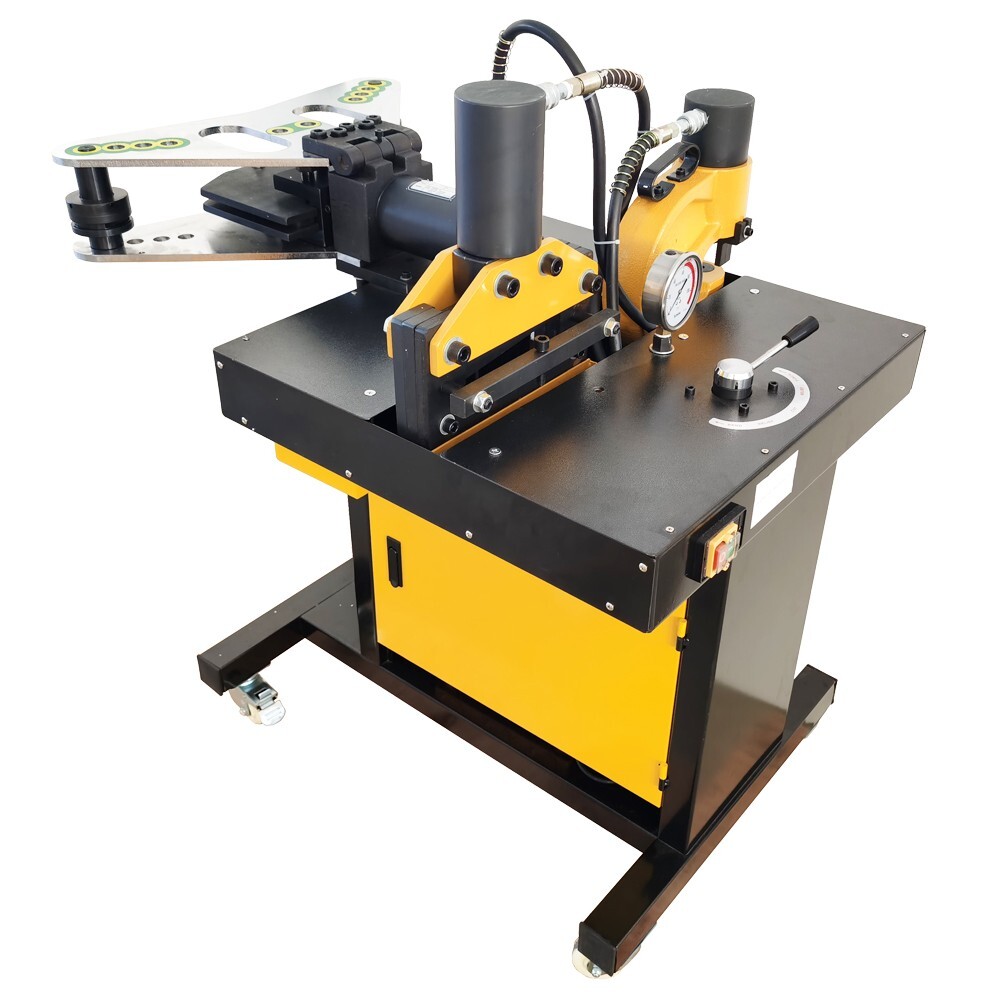 110V Electric Multi-function 4-in-1 Hydraulic Busbar Processor Bending Machine