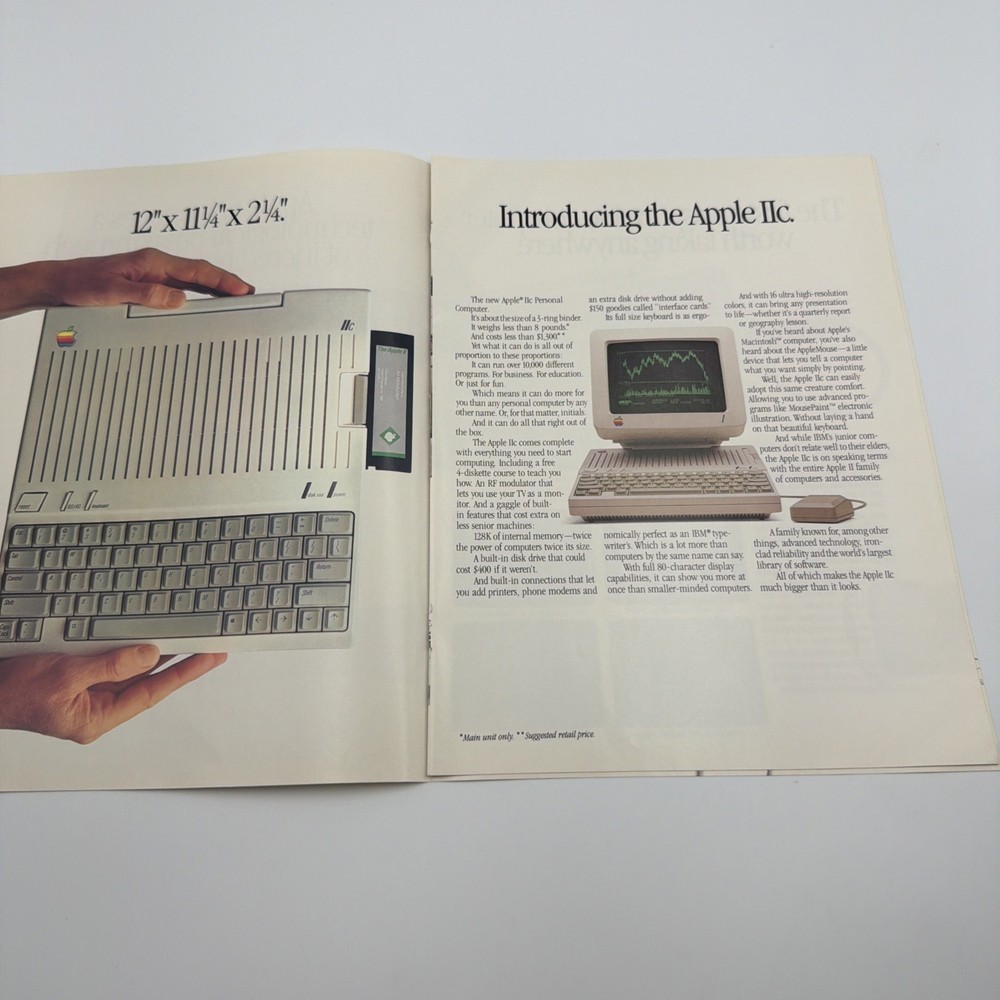 1984 Apple Computer: Breakthrough, 8 Pages Vintage Print Ad