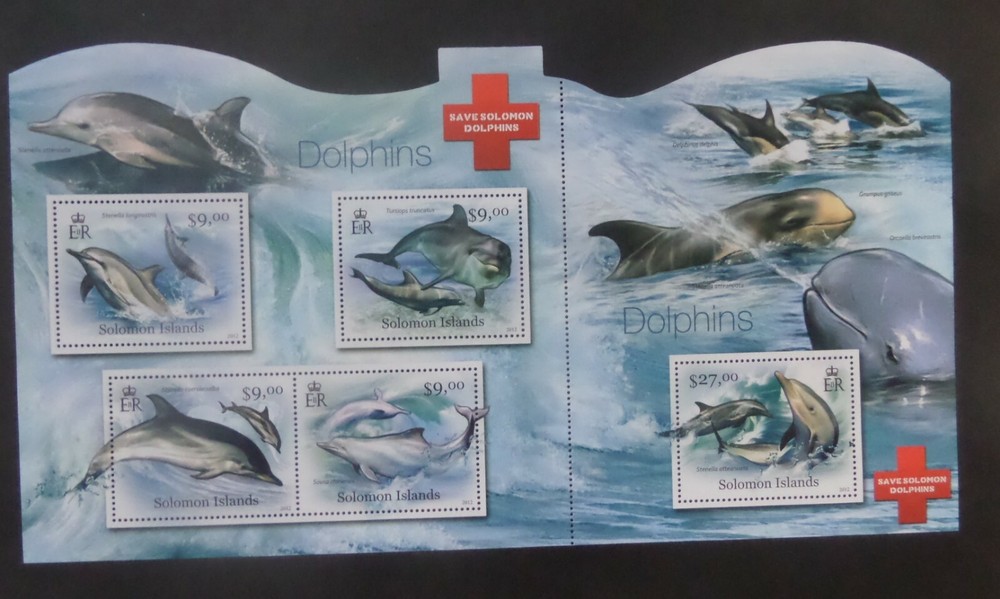 Solomon 2012 Dolphins  sheetlet MNH UM unmounted mint