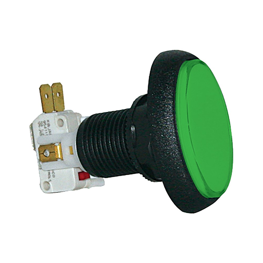 Pushbutton Elliptical Large Illuminated with Microswitch - 75-6004
