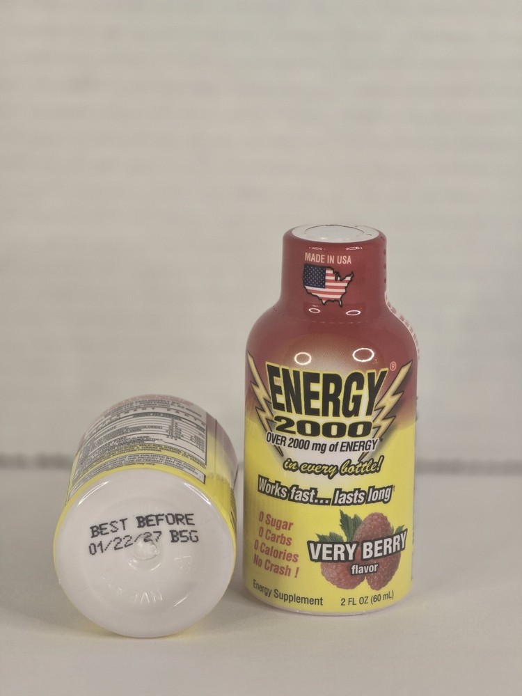 Energy 2000 Works Fast Berry Flavor 2 Pack