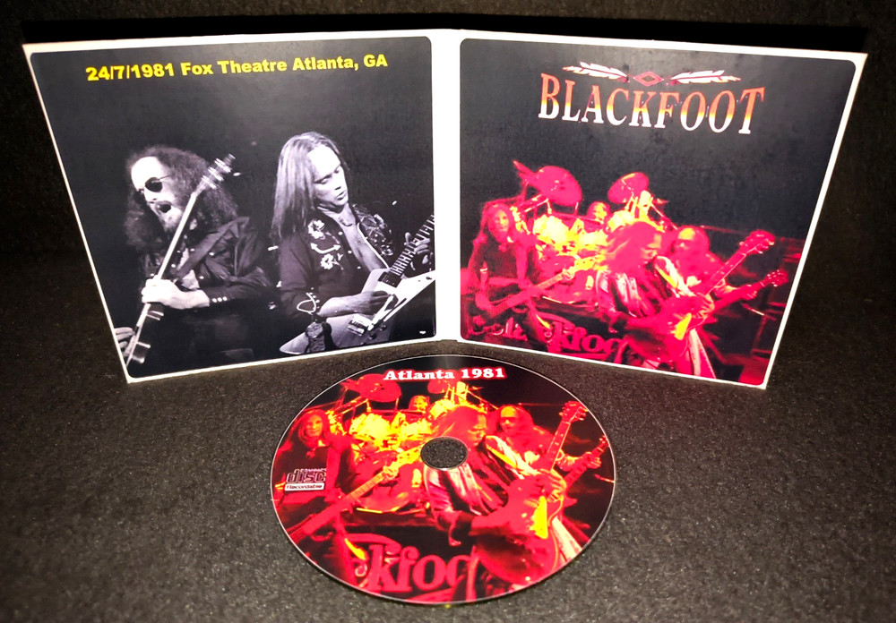 Blackfoot Atlanta 1981 Gate Fold CD Package NEW