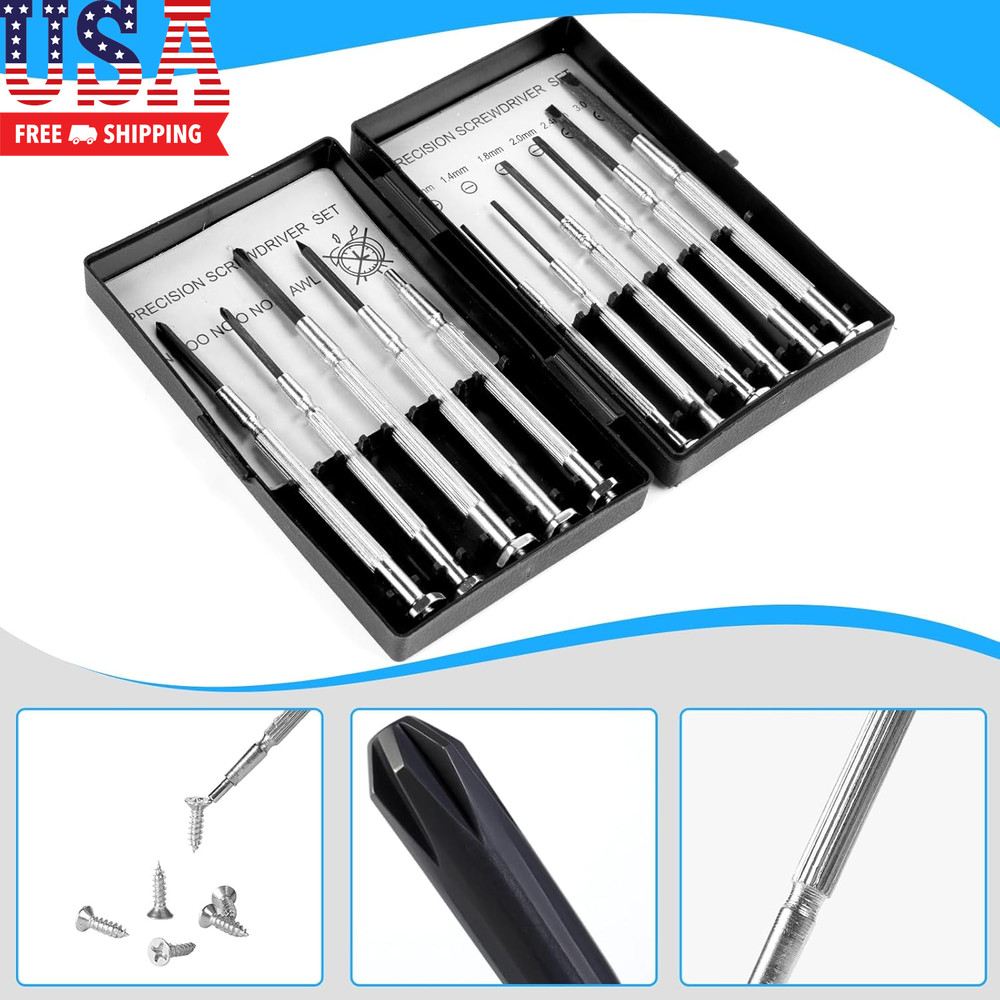11 Pcs Small Precision Screwdriver Set, Tiny Screwdriver Set, Mini Screw Driver