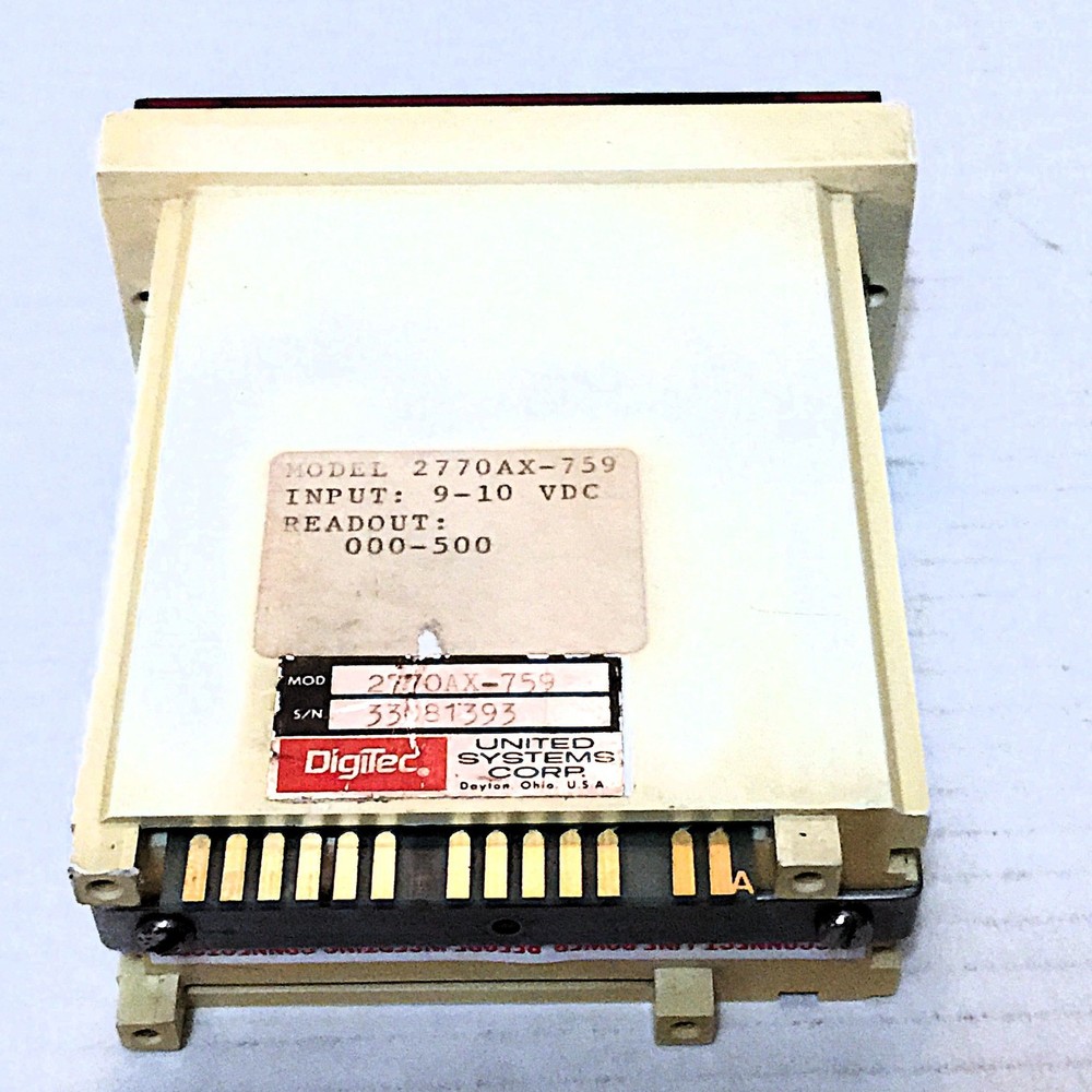 DIGITEC 2770A DIGITAL PANEL METER 2770AEX-759