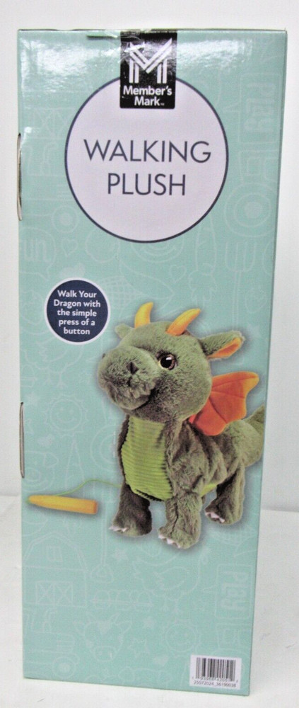 Member's Mark Remote-Controlled Walking Plush, Green Dragon