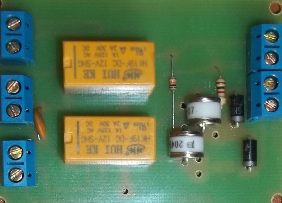 Black PCB for Antenna Rotator Lightning Protection (LPR) circuit
