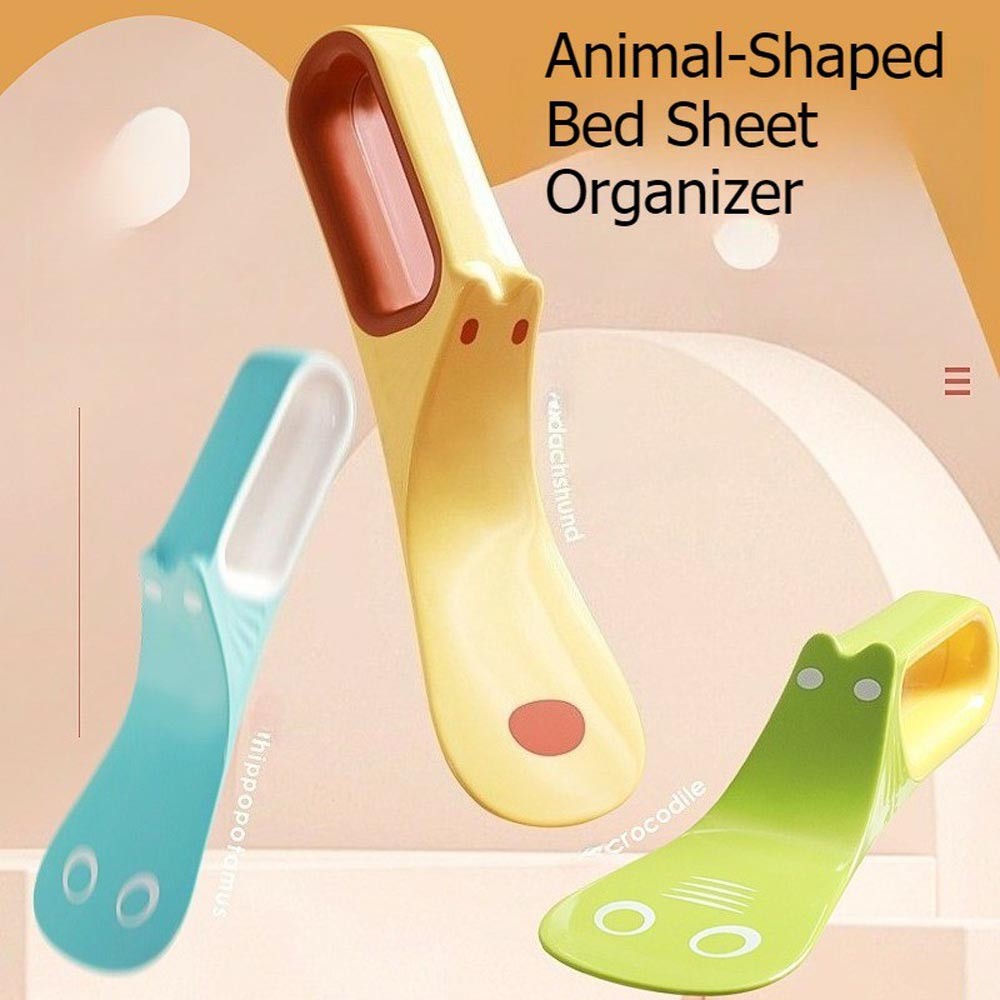 Cute Ergonomic Durable Lightweight Streamlined Animal-Shaped Bed Sheet Organizer