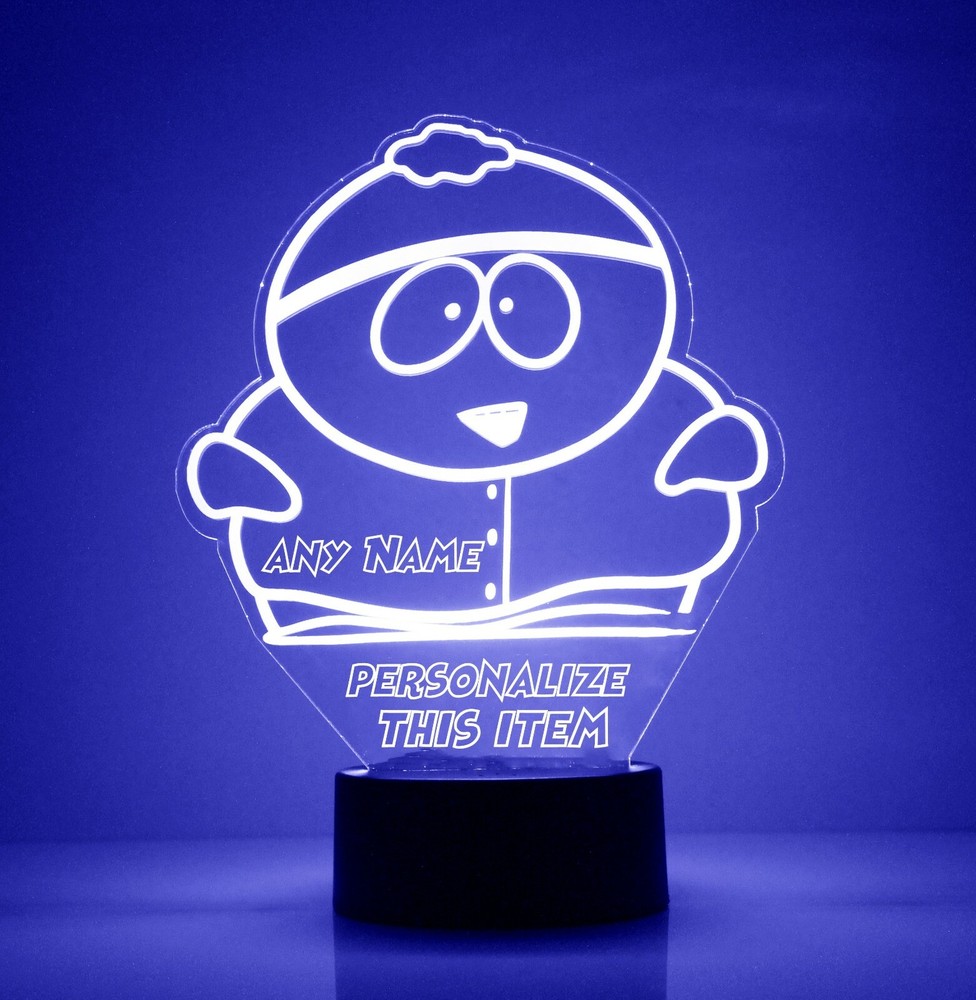 Cartman Personalized FREE LED Night Light Lamp with Remote Control Light