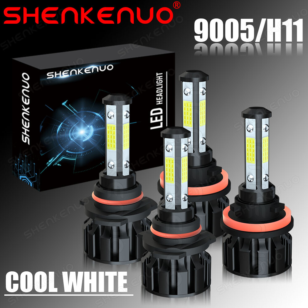 For 2016 2017 2018 Dodge RAM 1500 2500 3500 LED Headlight High/Low Beam Bulbs