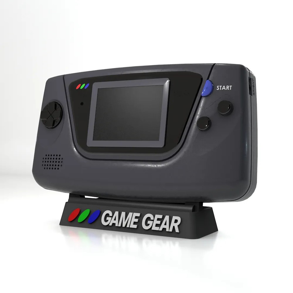 Sega Game Gear 3D Printed Stand – Retro Handheld Console Display