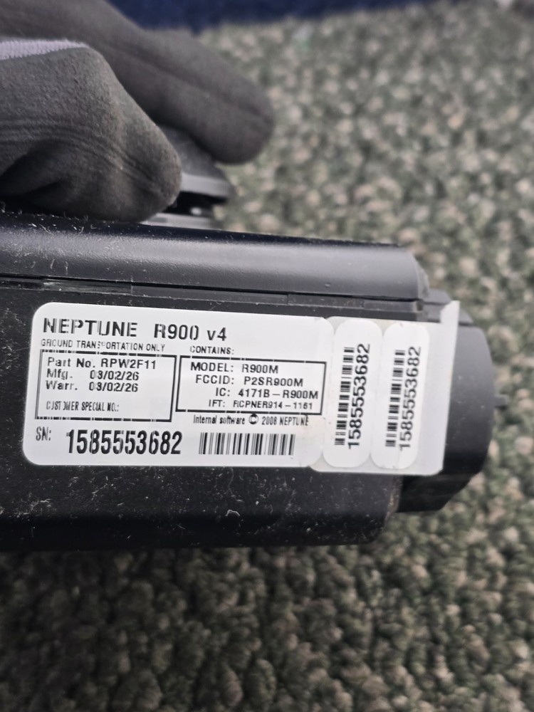 Neptune RP900M v4 ProCoder Digital Water Meter E-Coder RPW2F11 For 5/8" T-10