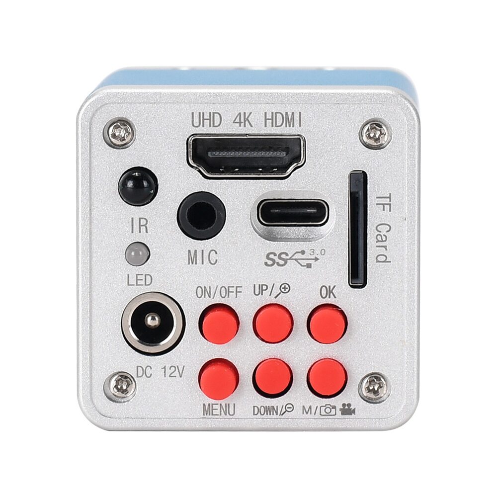 4K UHD HDMI Type-C Output Industrial Digital Microscope Camera with Sony Sensor