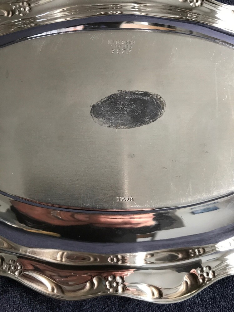 Vintage Sterling Silver Bread Tray by Reed & Barton