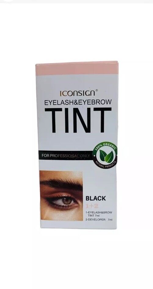 Eyelash & Eyebrow Tint Black Eyelash & Brow Tint/Developer 7ml