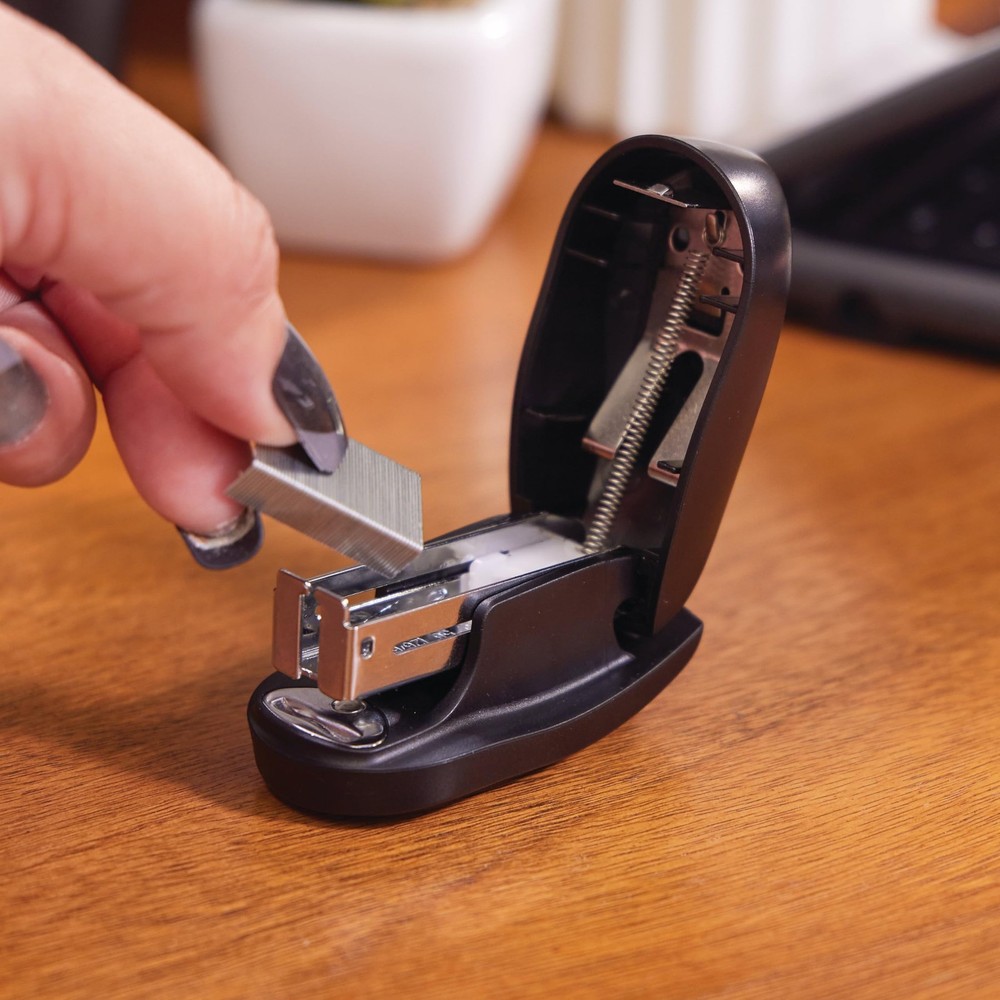 Swingline Tot Mini Stapler, 12 Sheet Capacity, Jam Free, includes Mini, Black