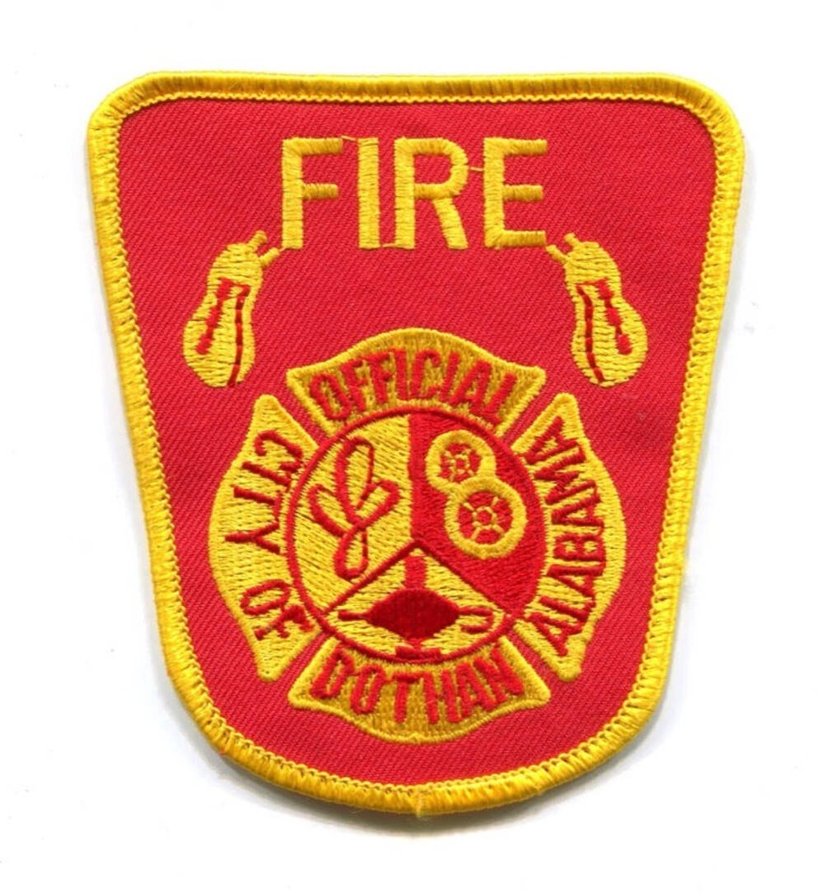 Dothan Fire Department Patch Alabama AL v3