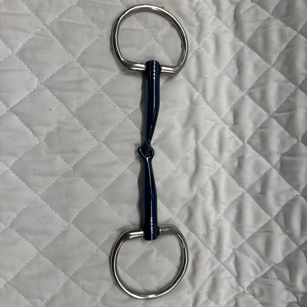Fager Fixed Ring Snaffle Titanium Bit - 5.75"