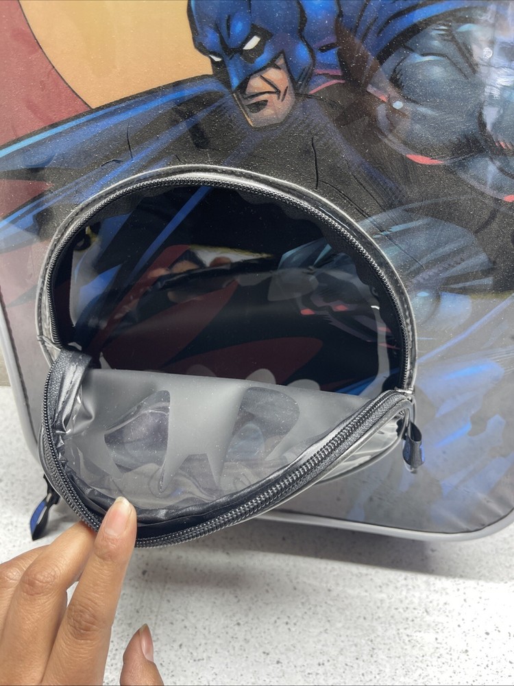 Blue Batman Children Rolling Suitcase