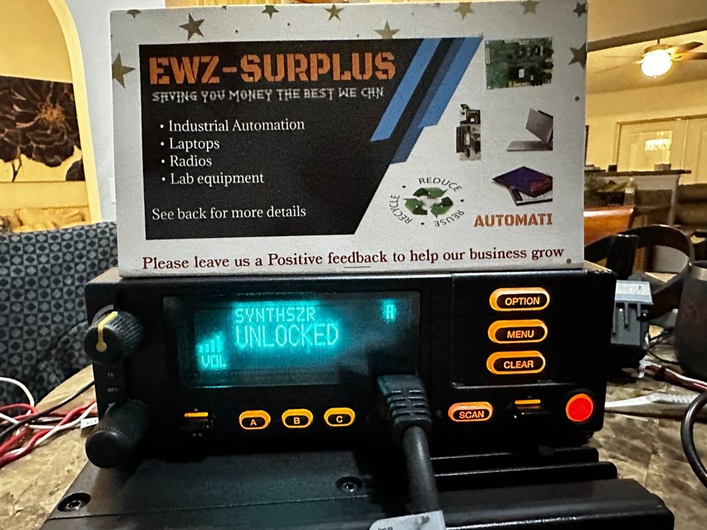 NICE HARRIS CU232180002 REMOTE CONTROL HEAD Model CH-721 + MICROPHONE TESTED