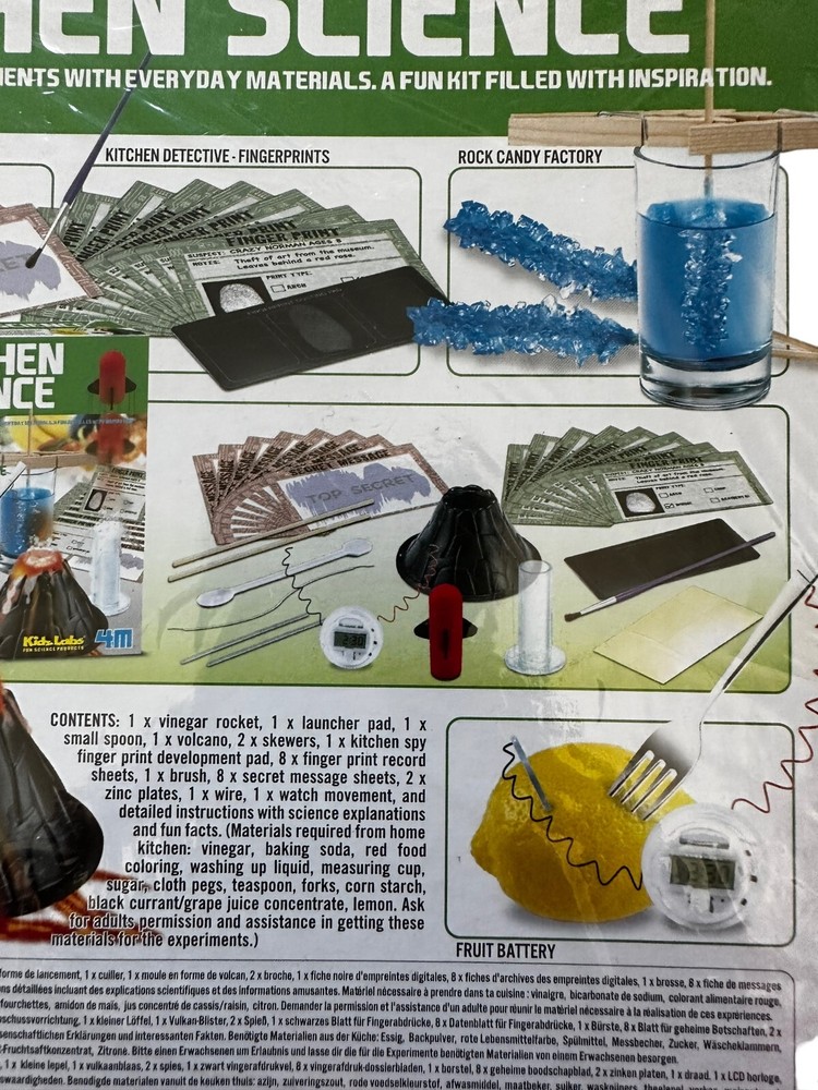 KidzLabs Kitchen Science STEM Toy Learning Experiments for Kids