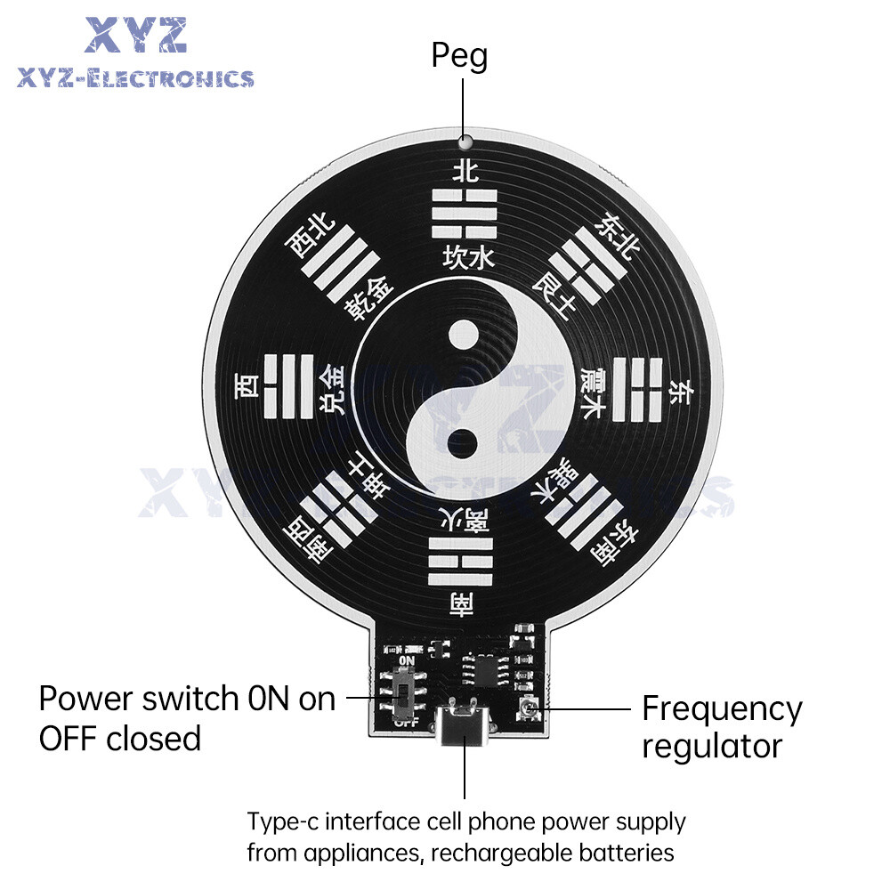 7.83Hz Schumann Wave Generator Ultra-Low Frequency Pulse Wave Generator Type-C