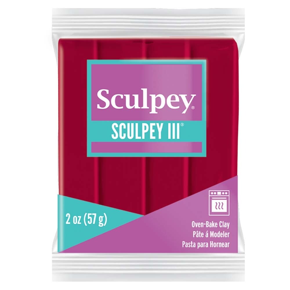 Sculpey III Polymer Clay 2oz New Red