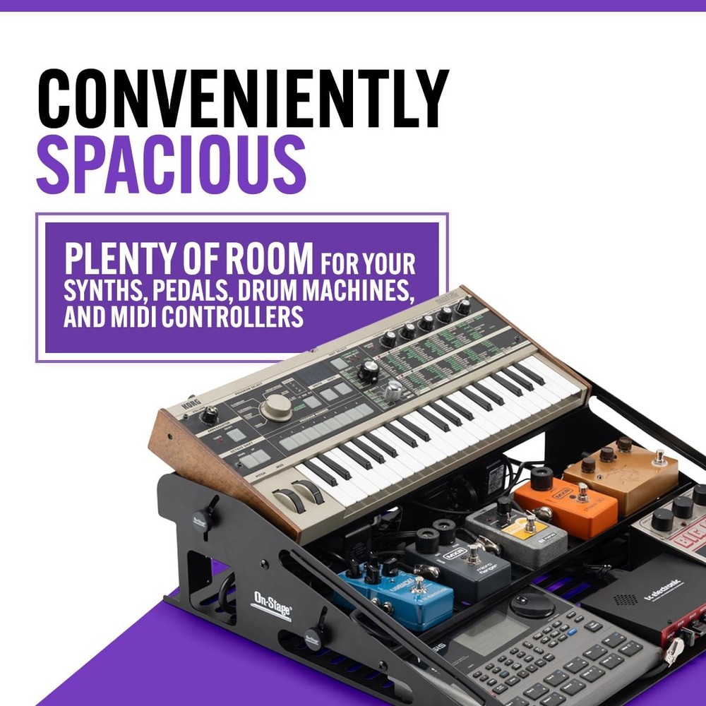 On-Stage SR5 Synth Rack