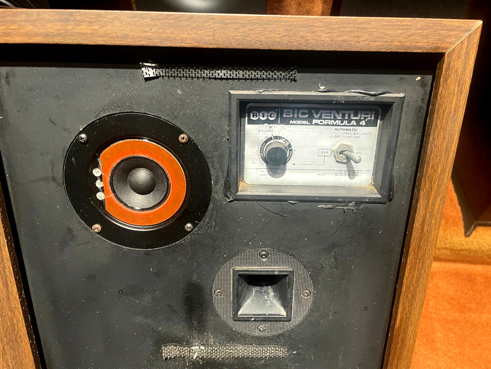 1970s Bic Venturi Speaker Pair Formula 4 (pair)