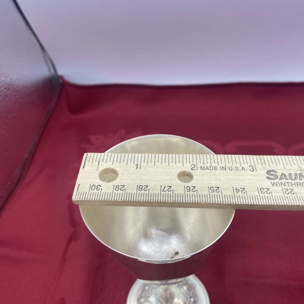 Gorham ITALIAN PROVINCIAL Silverplated Repousse Wine Goblet- YC98 -