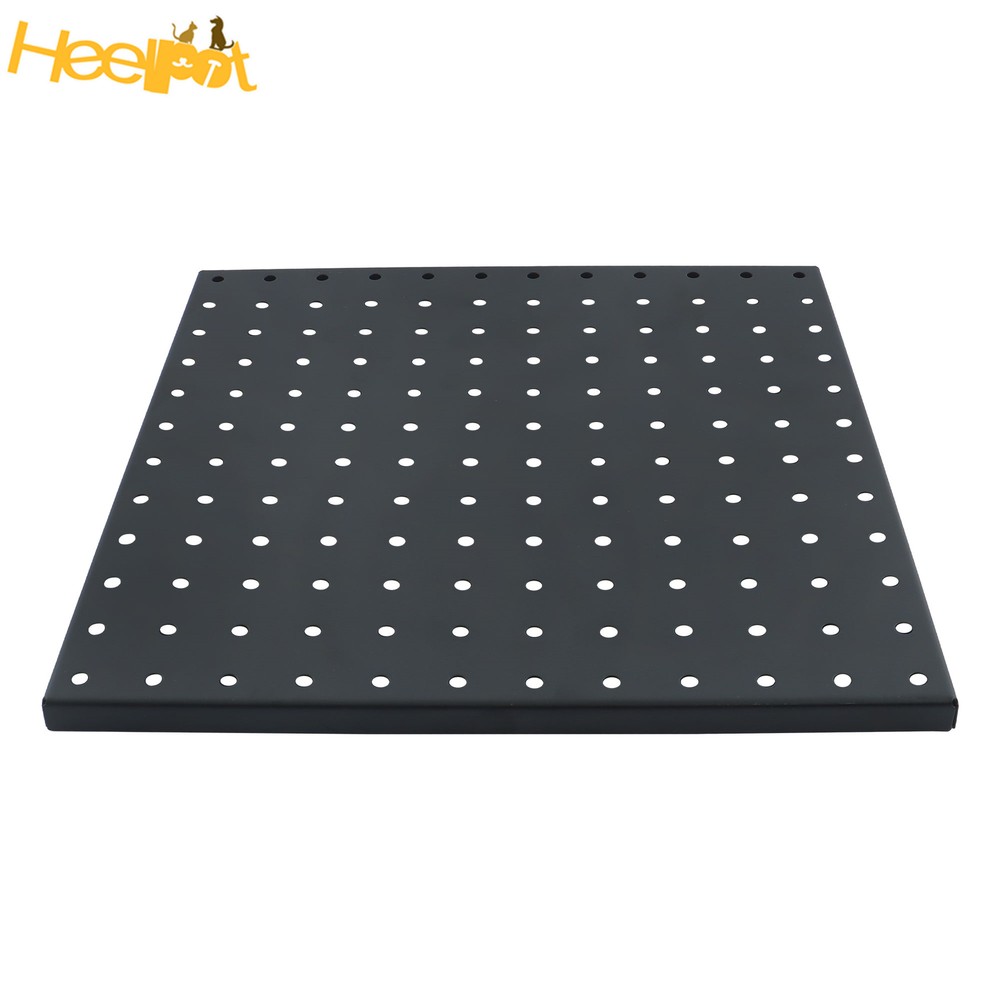 4 Pcs 12"×12" Square Metal Pegboard Panel Wall Organizer Panel Storage Hanger