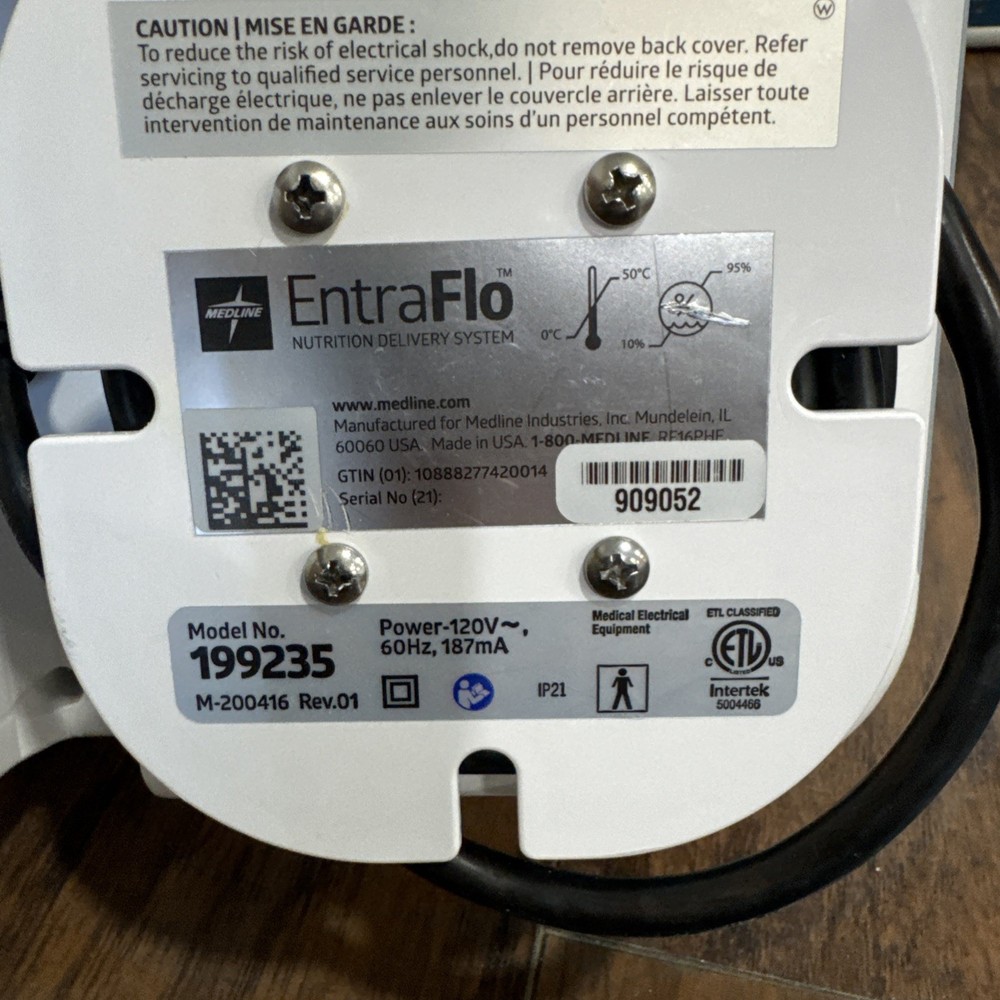 Medline Entraflo Nutrition Delivery System ENT199235