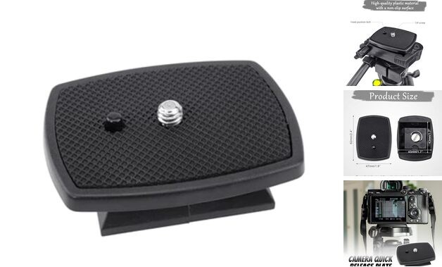 Camera Quick Release Plate, 43 mm Tripod Quick Release Plate for Tripods and