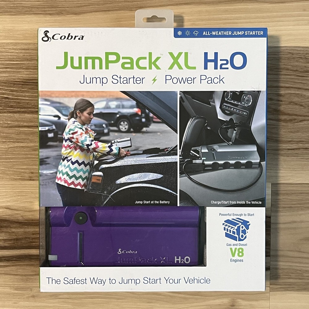 COBRA JUMPACK JUMP STARTER & POWER PACK MODEL CPP7500  - PURPLE