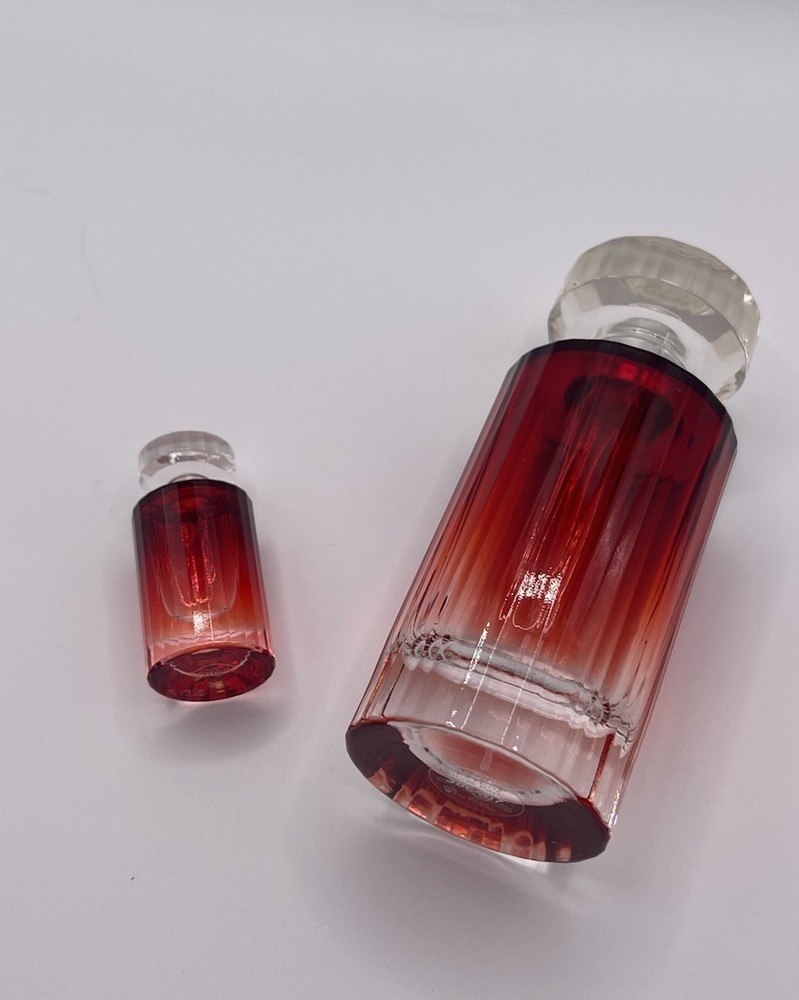 Lancôme Magnifique Perfume Bottles Red Gradient Set- Partial Amount Left