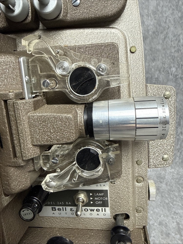 Bell Howell Autoload 8mm Projector Model 245 BA W/ Working Motor